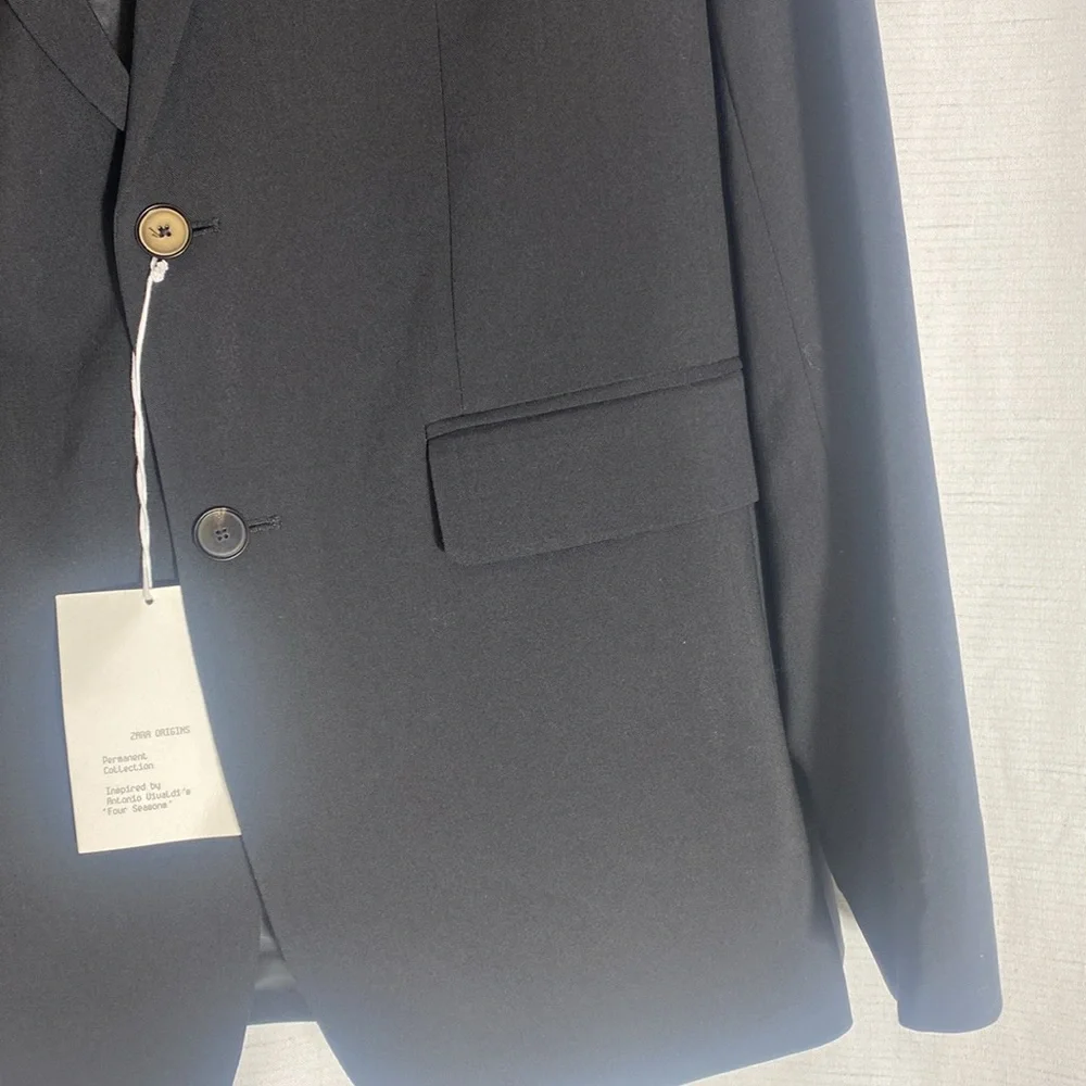 Zara COMFORT SUIT JACKET Size 42